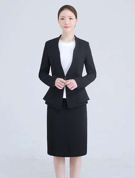重庆定做韩版女款职业套装,冬季长袖职业装订制公司