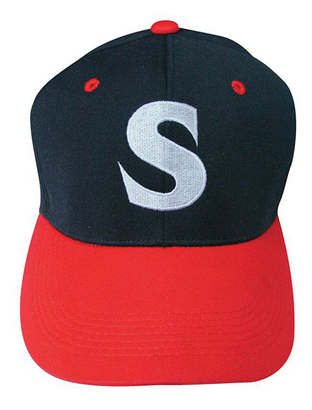 重庆红色棒球帽绣花,订制棒球帽刺绣企业标志