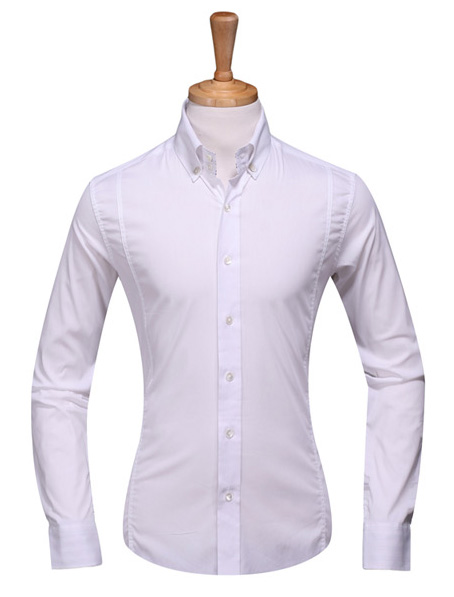 重庆士长款白衬衫,订制韩版白衬衣